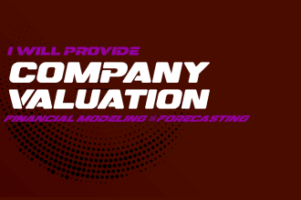 do company valuation and financial modelling for you