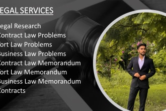 provide legal research on tort, contract and business laws