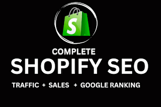 do advance shopify SEO to boost sales and 1st page ranking