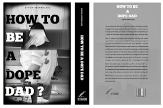 create a minimalist book cover