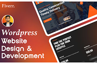 do clean and modern wordpress website design and development