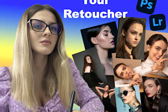 do skin retouch, natural beauty retouch, color correction, portrait photo edit