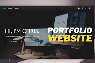 design a personal portfolio website