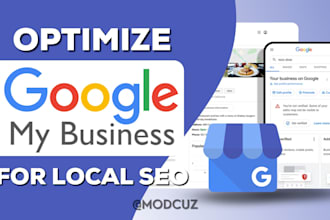 optimize your business page for local SEO gmb ranking