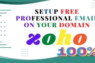 do help zoho email setup free email with your domain  within just 2hrs