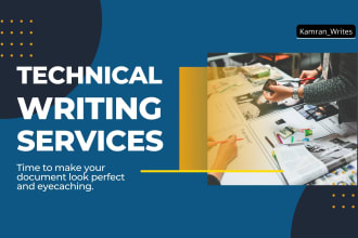 technical writing, content writing, and research articles