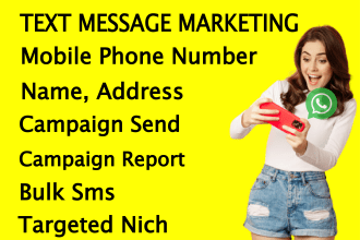 offer you active and fresh worldwide data for text message marketing