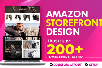 create your amazon brand store and storefront design