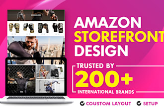 create your amazon brand store and storefront design