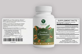 do product label design and supplement label design