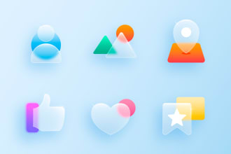 create cool glass icon and flaticon