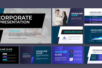 design professional powerpoint business presentation