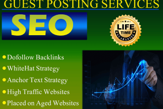 provide guest posting backlinks service