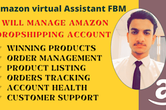 properly manage your amazon fba dropshipping account as VA
