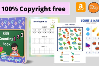 do custom kids activity book,kdp books,kids worksheets and coloring pages