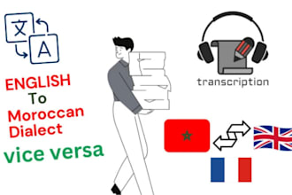 translate english into moroccan darija or vice versa
