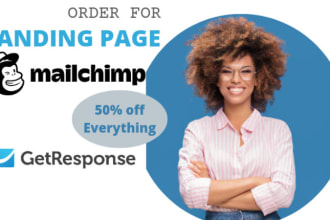 do mailchimp landing page, getresponse email automation