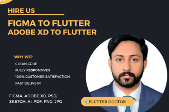 convert adobe xd or figma UI to flutter code