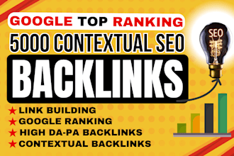 high da 5000 SEO backlinks link building off page service for google ranking