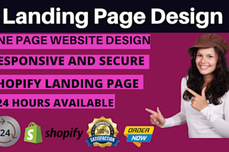 design shopify landing page with high conversion