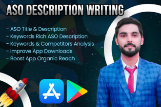 write aso description for your apps or games