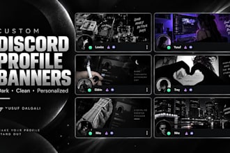 design a custom discord profile banner
