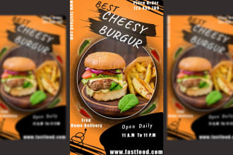 be your food flyer and food poster expert