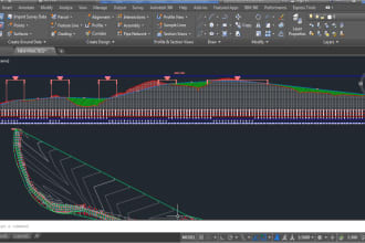 provide a detailed road design with civil 3d
