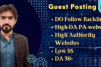 provide high da pa  do follow guest post backlinks