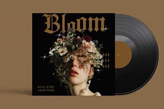 design a modern style album cover, cd cover design