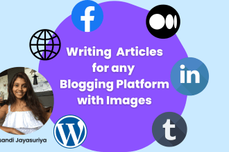 write articles with images for your blog, linkedin, medium