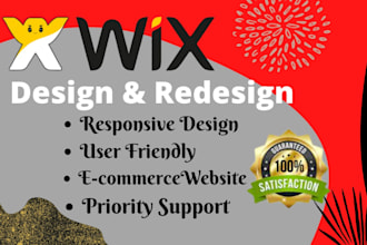 Review design responsive wix website design, wix website redesign wix ecommerce website