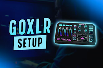 setup your goxlr for single or dual PC