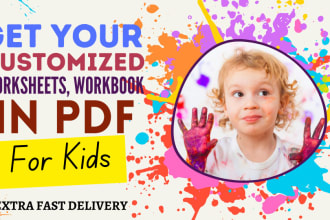 create kindergarten outstanding worksheets workbooks PDF