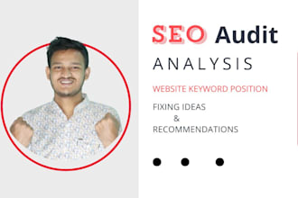 do website audit and create complete SEO audit report