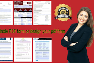 create fillable PDF form or design your pdf form