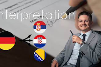 interpret german to croatian serbian bosnian and back