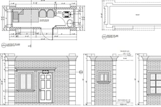 design floor plans,  elevations and sections
