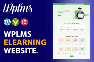 build your online course site with wplms theme