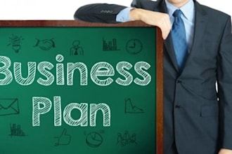 prepare a complete business plan for startups, proposal, business plan writer