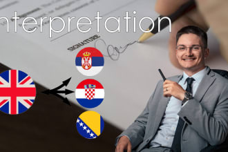 interpret english to croatian serbian bosnian and back