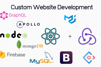 develop reactjs, nodejs, mongodb website