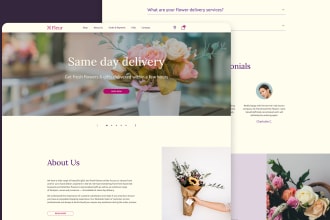 design an attractive modern landing page in figma