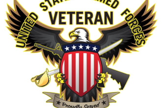 design  high quality veteran logo for your business