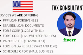 do eidl loan, ppp loan forgiveness and USA tax returns