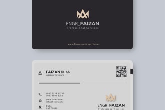 do professional luxury business card design