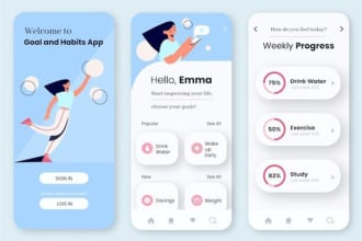 develop productivity tracking app for android and ios