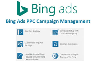 setup, optimize and manage your bing ads PPC campaign