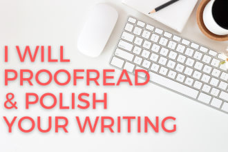 proofread and clean up your writing