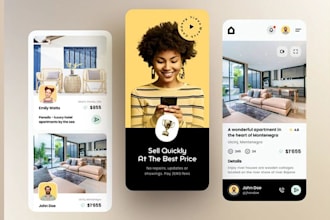 develop sales ready real estate app for android and ios